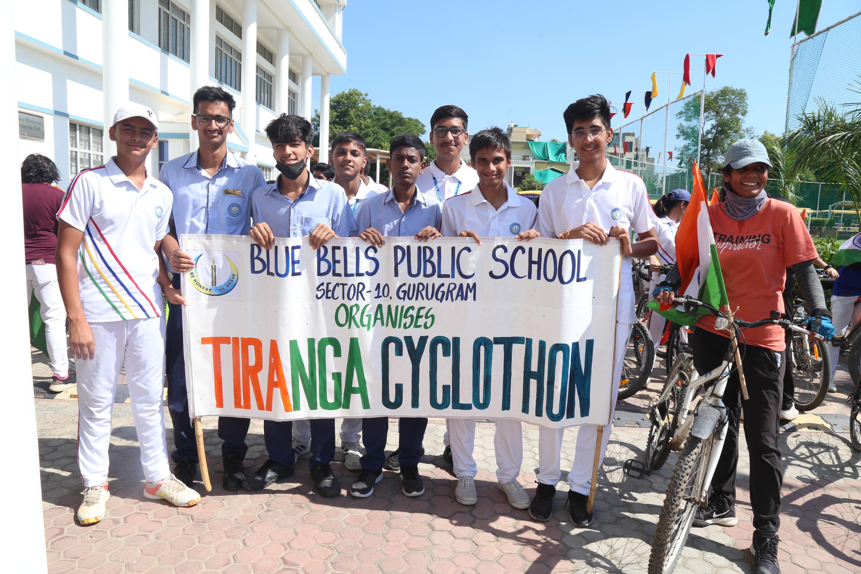    A DAY FULL OF PATRIOTISM AND EXHILARATION – A NATIONAL PLAYER, CYCLOTHON AND AKAM AT BBPS